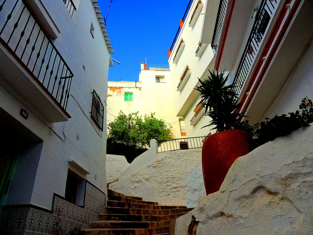 Foto: Calle del Laberinto - Cómpeta (Málaga), España